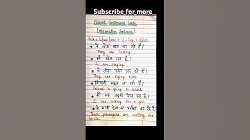 Present continuous tense - Affirmative sentences #english #basicenglishpractice #englishlanguage