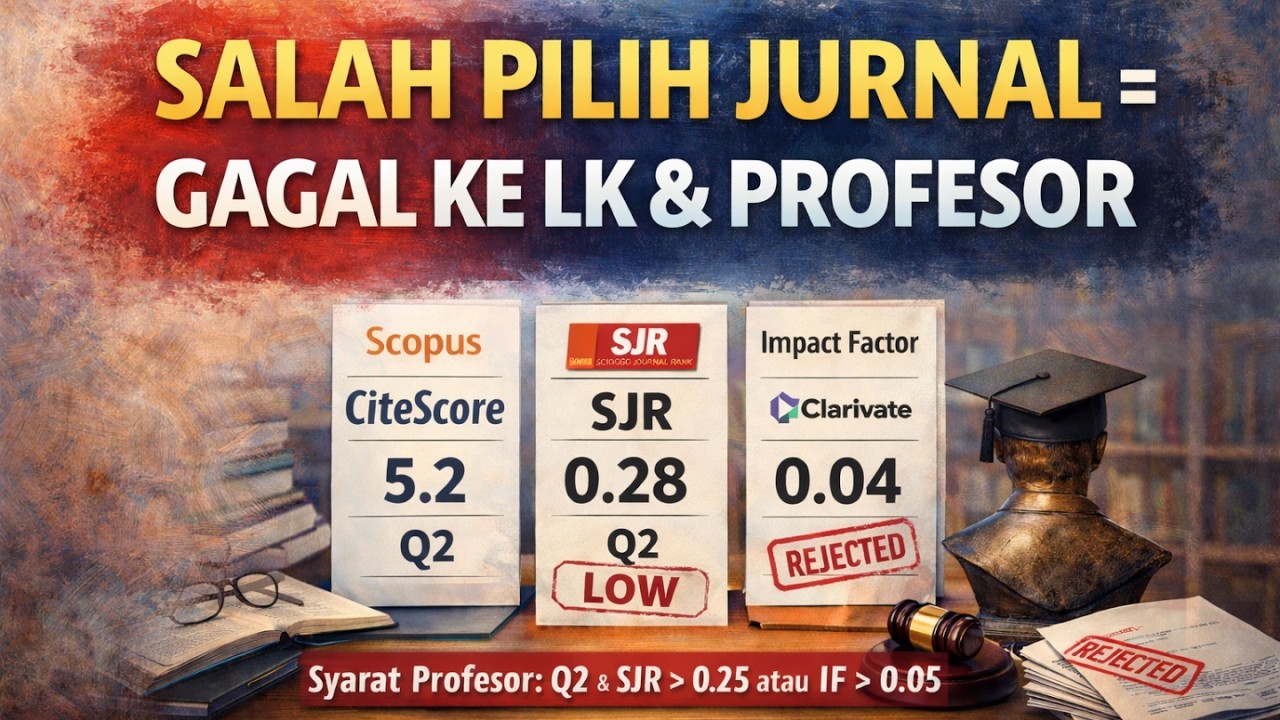 CITESCORE, SJR, ATAU IMPACT FAKTOR? INI YANG DIPAKAI UNTUK SYARAT KHUSUS KE LK & GB | MIMBAR INTELEK
