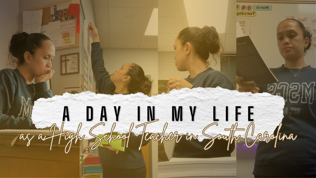 A Day in My Life | High School Teacher in South Carolina - YouTube
