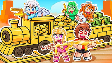 Making the Train into A BANK In Dead Rails With MY CRAZY FAN GIRLS...