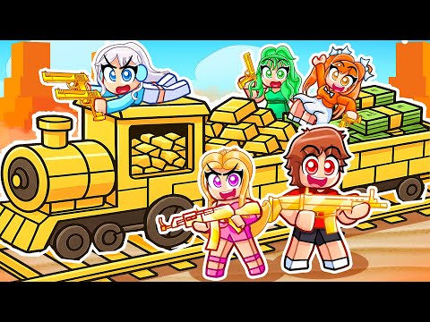 Making the Train into A BANK In Dead Rails With MY CRAZY FAN GIRLS...
