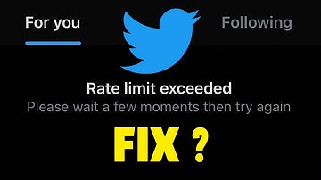 Twitter Offline ? Twitter Rate Limit Exceeded 100% FIX When ✅