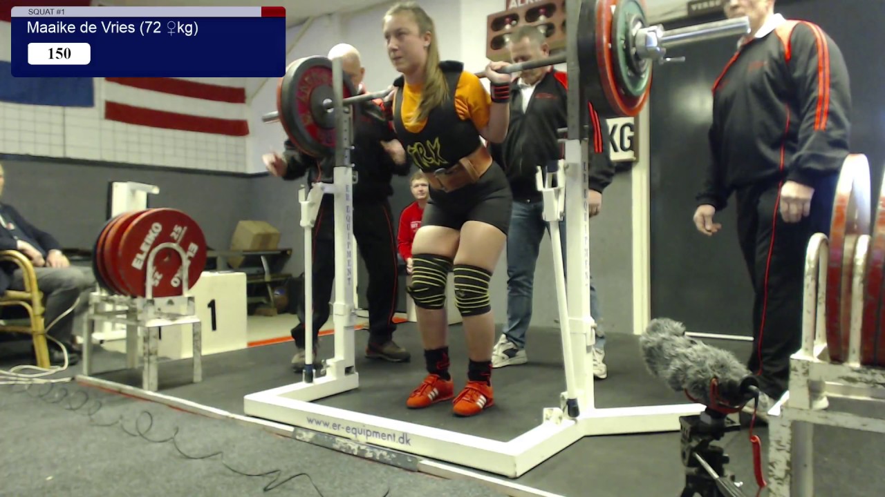 NK Powerlifting (equipped) senioren YouTube
