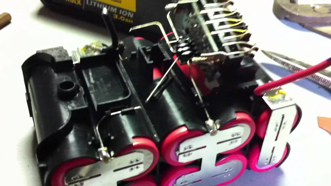 EBIKE 60v - 15s Battery build from Dewalt 20VMAX packs ...