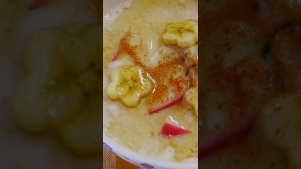 Hot Oatmeal オートミールのお粥 #shorts Hot Cereal | MosoGourmet 妄想グルメ