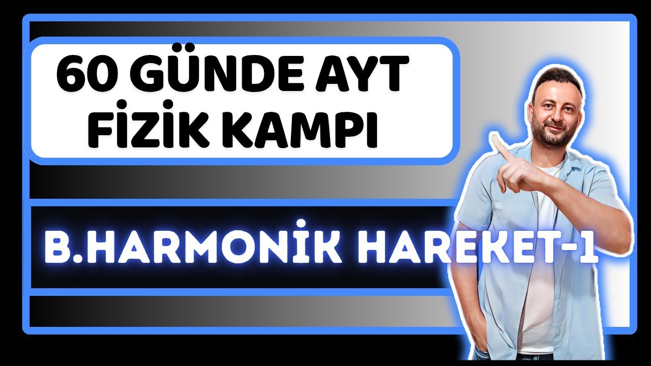 31.Gün | Basit Harmonik Hareket-1 Konu Anlatımı Soru Çözümü | Deney |12.Sınıf AYT Fizik Kampı