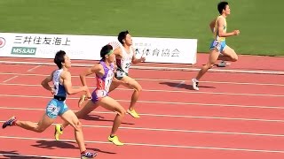 2015和歌山国体陸上 少年男子Ａ400ｍ予選3組 20151004
