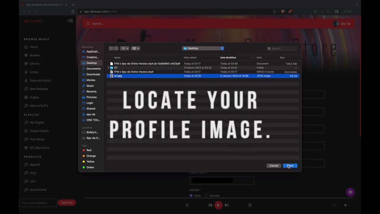 How To Update Your Profile