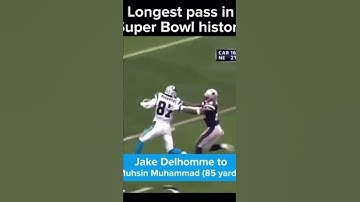 Longest pass in Super Bowl history