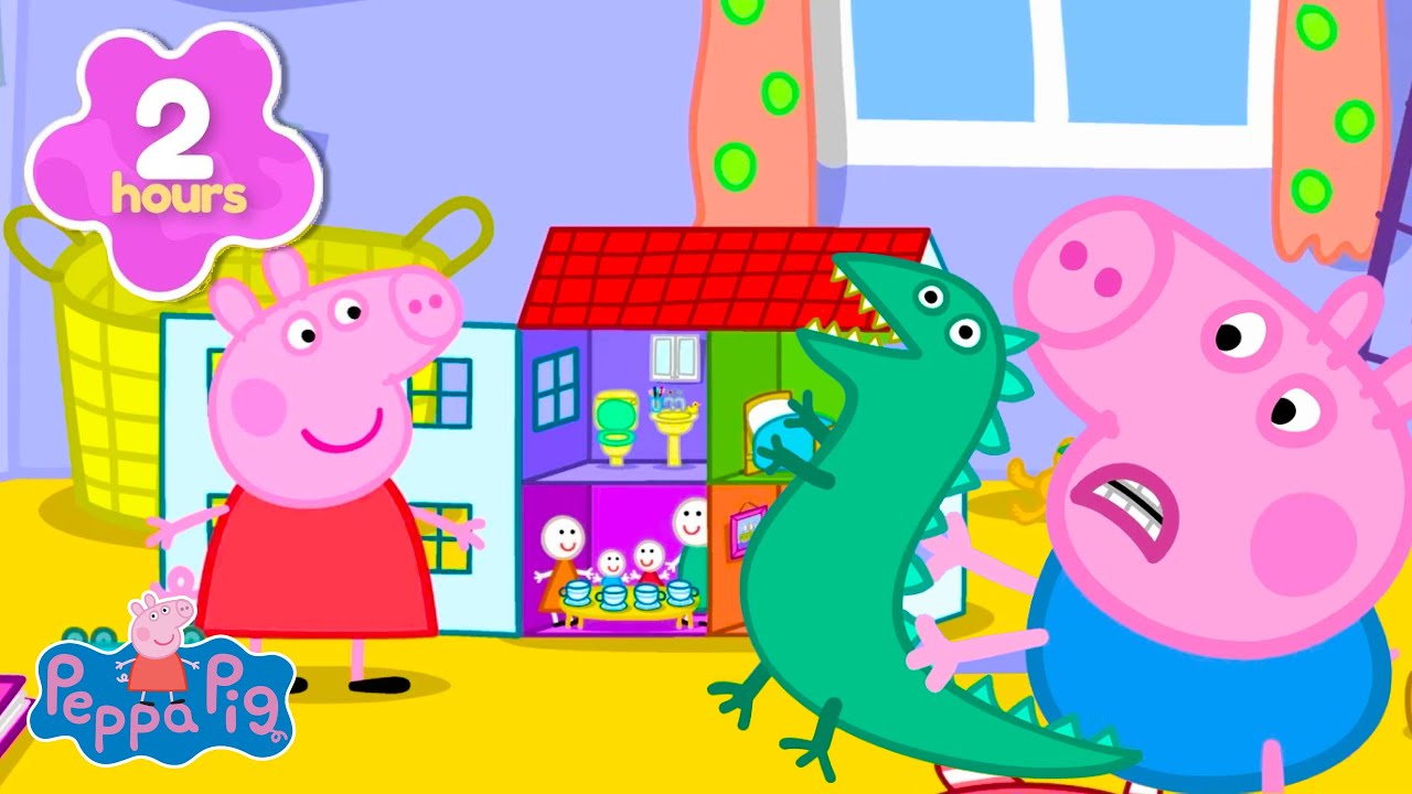 🧸 Leketøy-ryddingsløp og flere episoder! | Peppa Gris