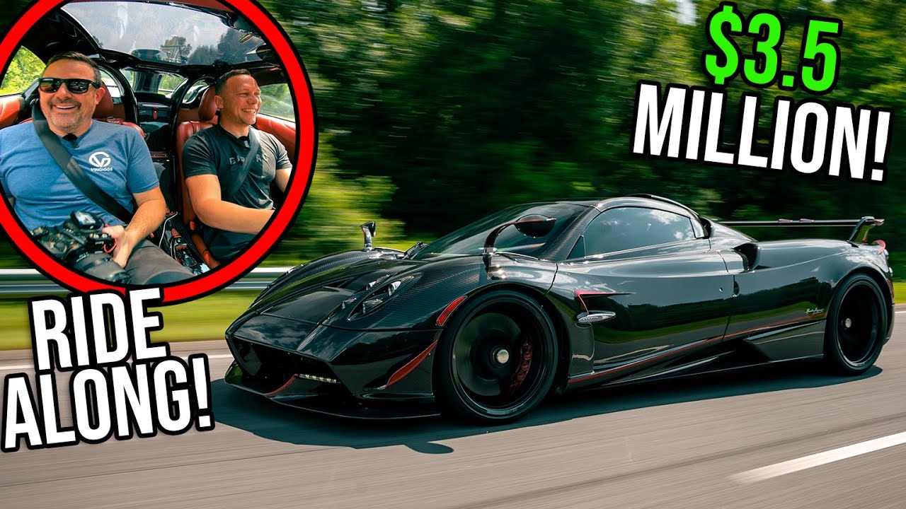 Riding In A PAGANI HYUARA! 1 of 100 COMPLETE Carbon Fiber!