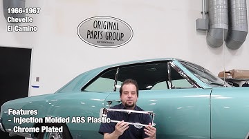 OPGI Product Spotlight: 1966-1967 Chevelle and El Camino Rear Console Chrome