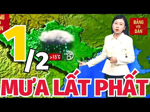 Dự Báo Thời Tiết Hôm Nay 1/2: Bản tin dự báo thời tiết trong 3 ngày tới mới nhất trên cả nước