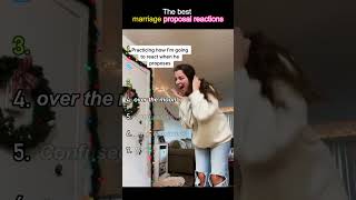 How l thought l’d react to a proposal…but in reality 🙈🥰#usa#love#proposal #funnycouple