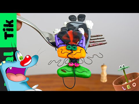 Oggy and the Cockroaches 🍗🍖Eating 3 Cockroaches For Dinner | Viral Tik Mukbang ASMR