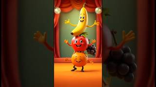 🍎 Fruit Song for Kids | 3D Animated Rhymes | Learning Fruits | Kids Shorts
