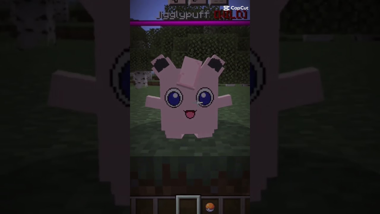 A Wild Jigglypuff in Minecraft 🤭 