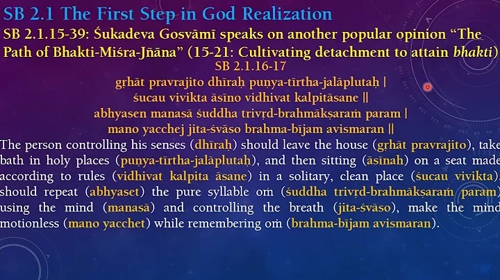 Bhakti Vaibhav SB 2.1.15-39 - Description of the Virat-rupa as the Dharanasraya of an Attached Yogi