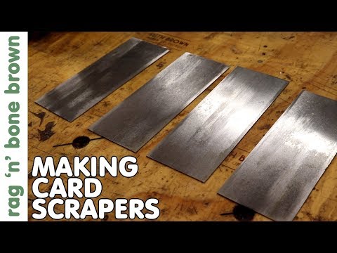 Making Card Scrapers And Giveaway Youtube
