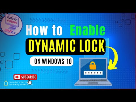 How to Enable Set Up Dynamic Lock on Windows 10 for Extra Security || Auto Lock with Dynamic Lock