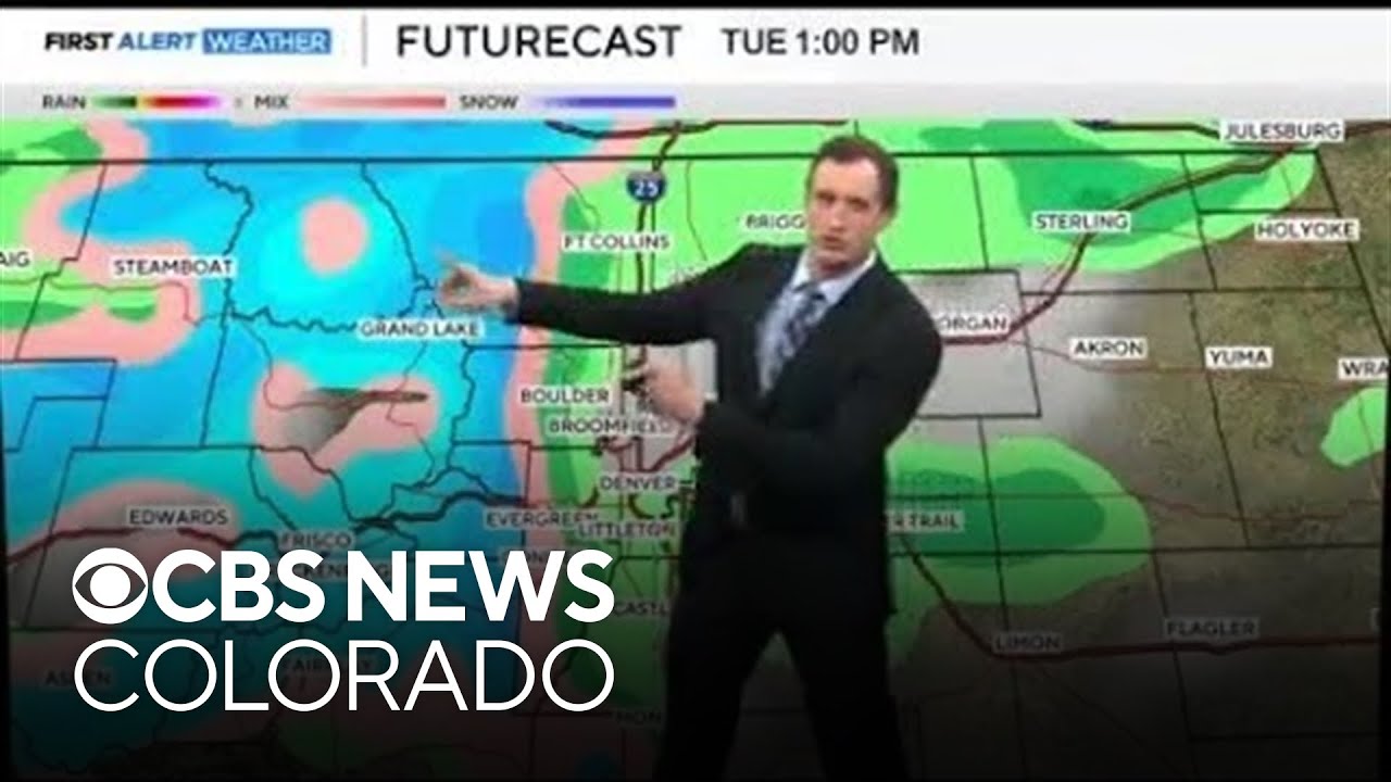 Tracking two storms across Colorado this week, snow in Denver? - YouTube
