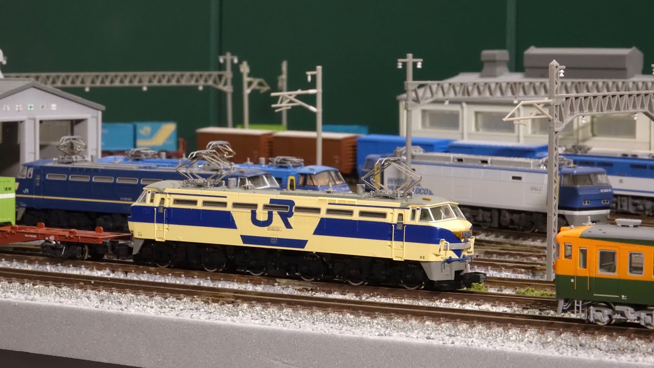 EF66の活躍をNゲージ鉄道模型レイアウトで楽しむ！ N scale model railroad layout