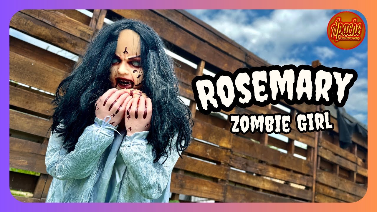 Rosemary Zombie Girl from Spirit Halloween *RARE*