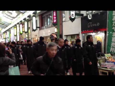 FAGiANO岡山 2012年キックオフ交流会パレード