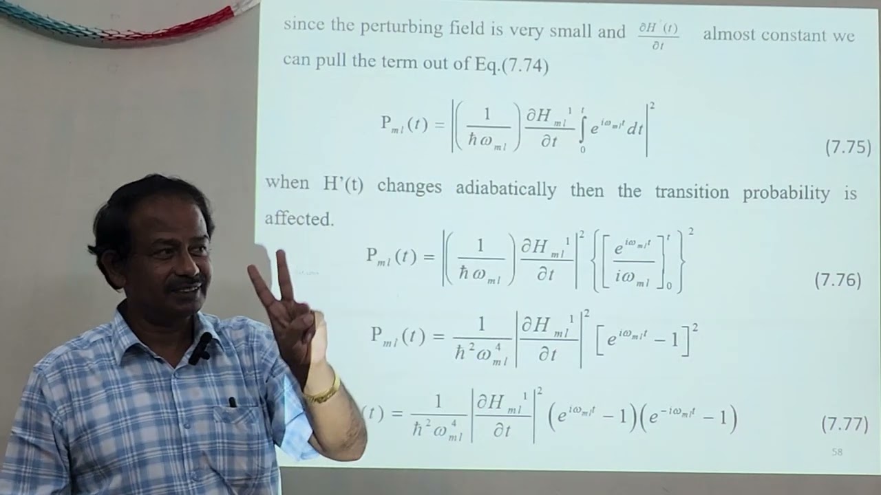 Quantum Mechanics - L.7.4 Adiabatic and Sudden approximations