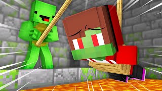 Why did Mikey HANGED Zombie JJ in Minecraft ?  Maizen