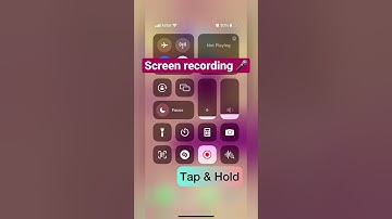 How to turn on/off microphone for iPhone screen recording? #shorts #iphone #screenrecorder #tips