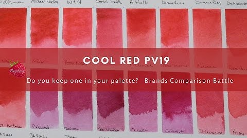 Red PV19, Swatch Comparison Battle
