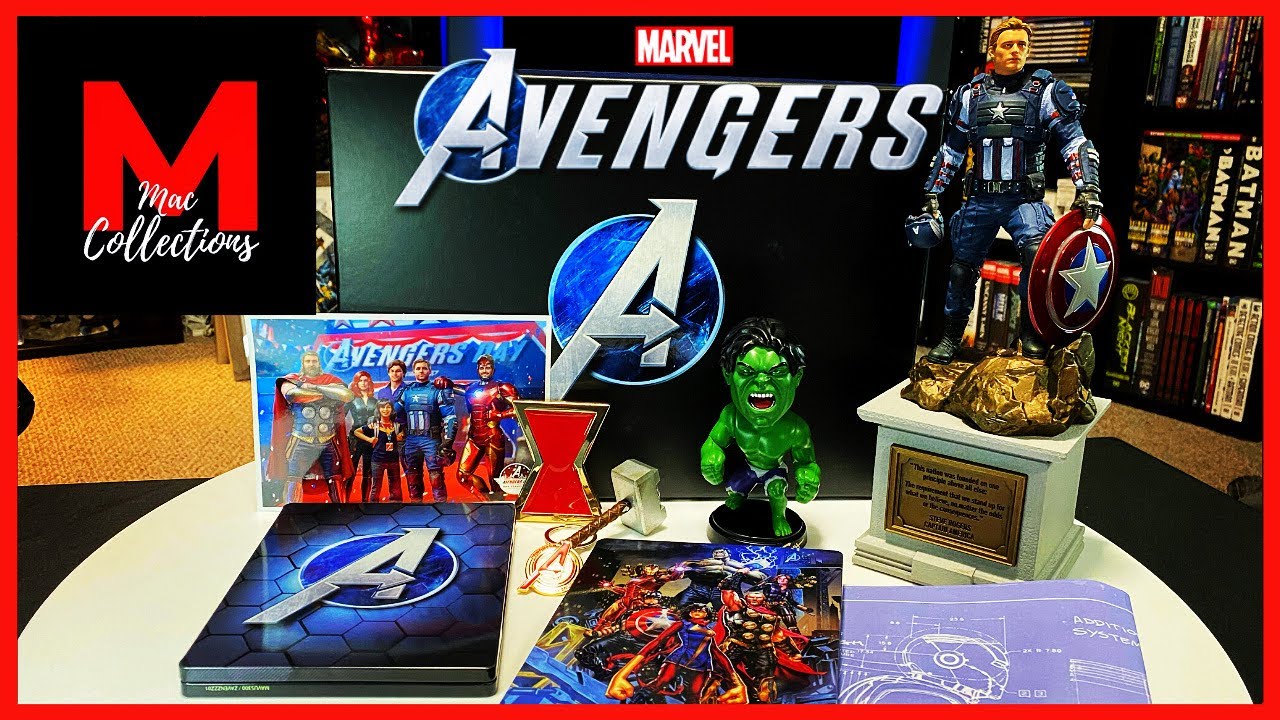 Unboxing MARVEL'S AVENGERS Earth's Mightiest Edition For [PS4