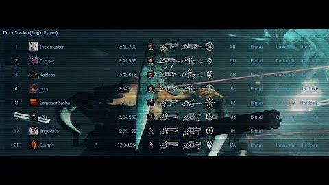 Single Player Speed Run - Timor Station