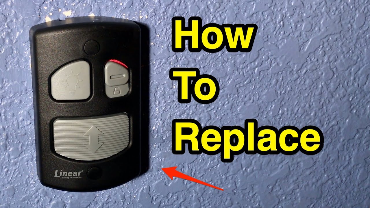 How to replace garage door opener wall control switch unit. - YouTube