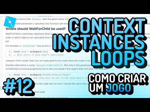 INSTANCES, CONTEXT ACTION & LOOPS + TESTES DE VELOCIDADE - ROBLOX STUDIO DO BÁSICO AO AVANÇADO #12