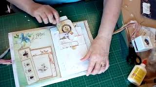 .my folder I made for my junk journal kit to go in