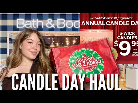 BATH & BODY WORKS CANDLE DAY HAUL 2025!