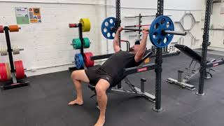 Incline Bench Press demonstration