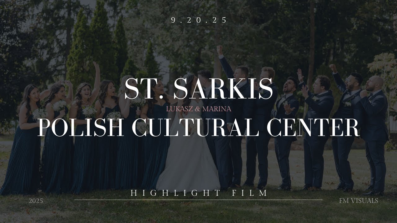Modern Michigan Wedding | St. Sarkis Church to High Energy Polish Reception