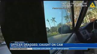 Video Shows Police Officer Dragged By Car
