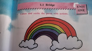 std 2nd unit-1 1.1 English Balbharti lesson1 Bridge (poem)  in Hindi |with Que and Ans•