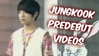 BTS Jungkook Predebut Videos