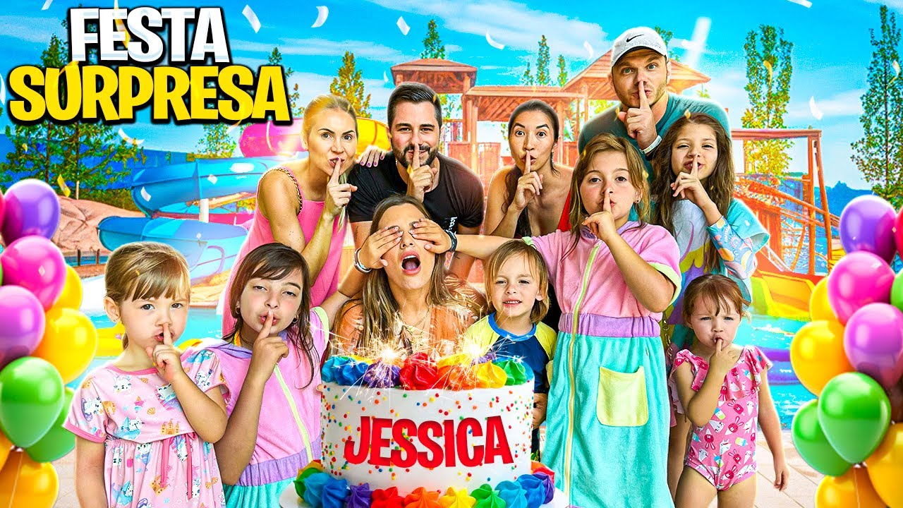 FESTA DE ANIVERSÁRIO SURPRESA PARA JESSICA GODAR COM AJUDA DOS AMIGOS