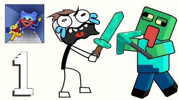 Stickman Craft - Brain Puzzle Games - All Levels 1-100 Part 1 Gameplay Walkthrough Android