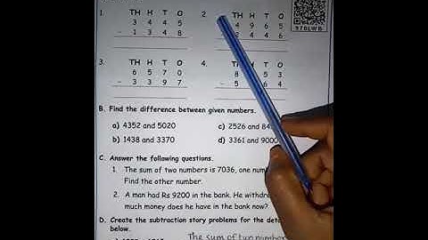 4std Mathematics Term1 Exercise 2.3c Part1