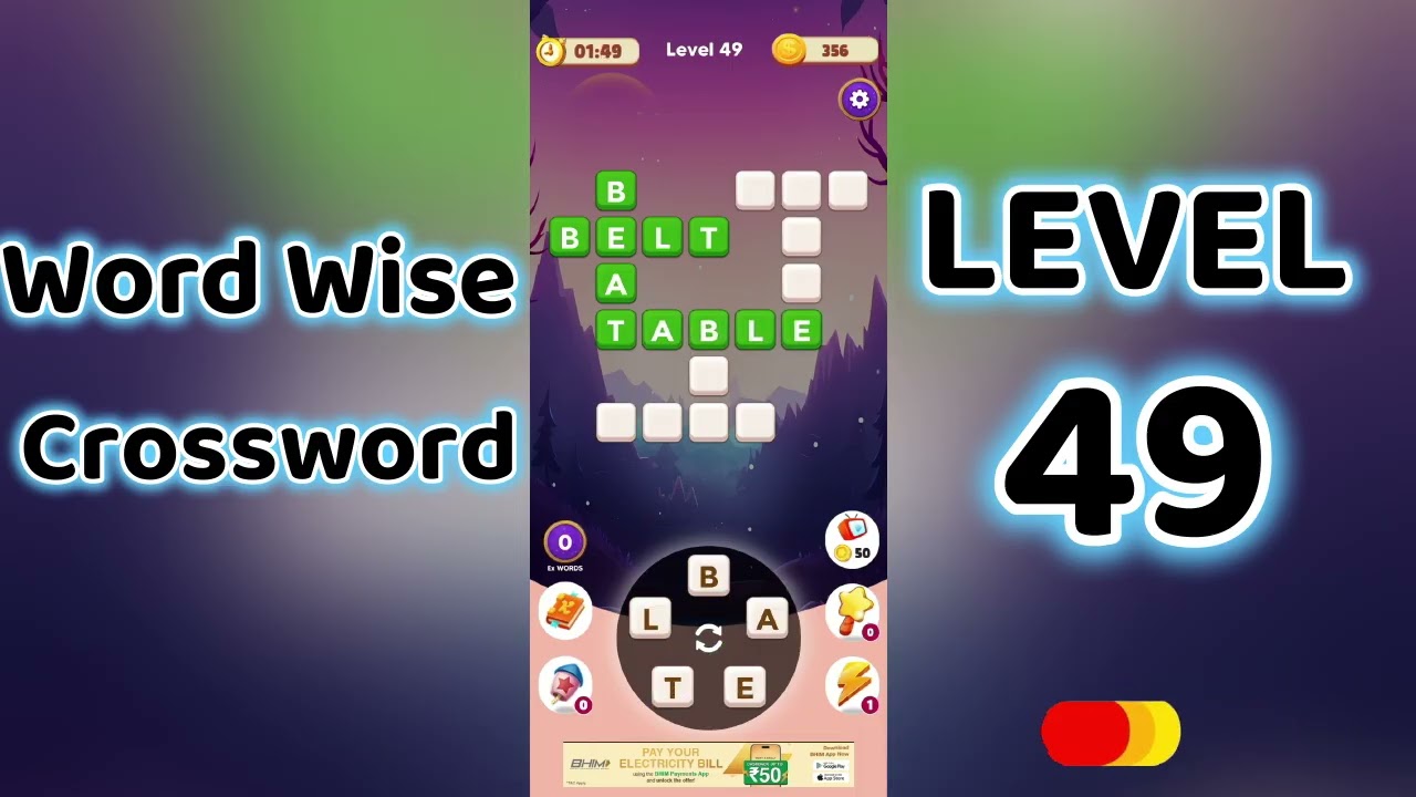 Word Wise Crossword Level 49 🧩 | Smart Crossword Puzzle Walkthrough | Go Answer