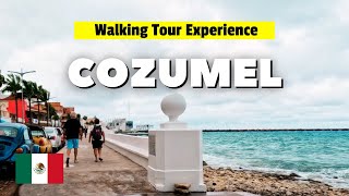 COZUMEL, MEXICO Walking Tour 4K - Immersive Sound | WTE #16