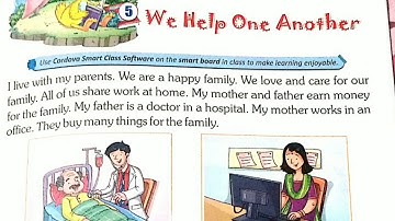 GRADE-1/EVS/CH-5 /WE HELP ONE ANOTHER.
