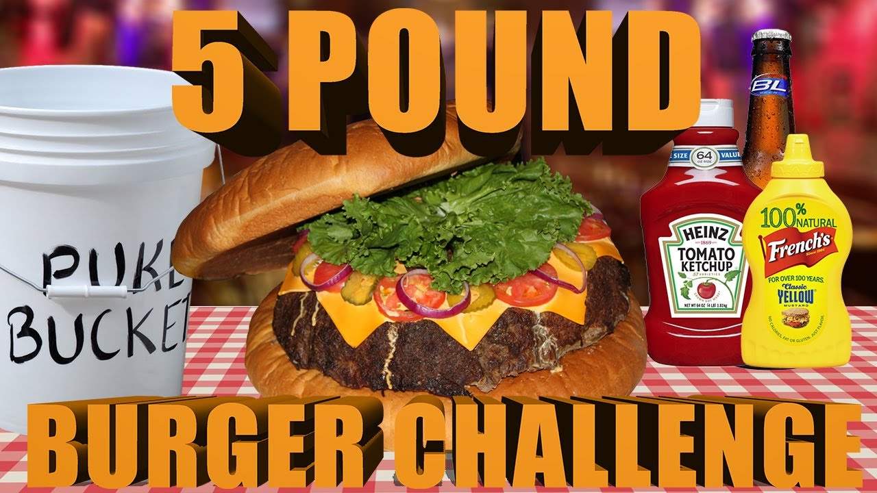 Bodybuilders Eating 8 Pound Burger Challenge YouTube